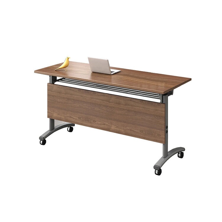 落ち着き　折りたたみ　フラップ　キャスター　頑丈　会議テーブル　ミーティングテーブル　メラミン化粧板　カスタマイズ可能　