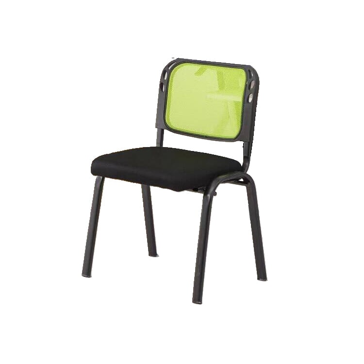 Ｓ形状　背もたれ　メッシュ　通気性　スチールフレーム　安定感　チェア　オフィスチェア　シンプル　ミニマル　快適　爽やか　ブラック　BGY-K-041　