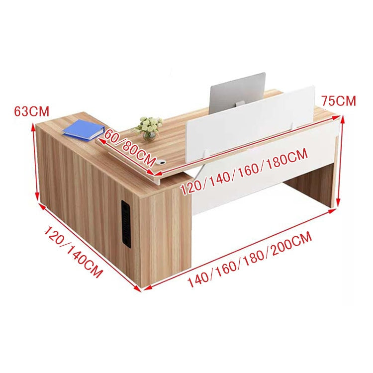 オフィスデスク　事務用デスク　ワークデスク　パソコンデスク　デスク　サイドキャビネット　幕板付き　鍵付き引き出し　PC収納　カスタマイズ可能　BGZ-160 