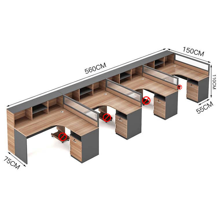 L字型収納デスク｜キャビネット＆配線孔付き × 大容量ラック × カスタマイズ対応