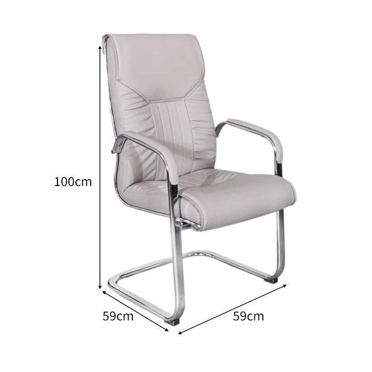 ラテックス　クッション　柔らか　人間工学　ＰＵレザー　スチールフレーム　ループ脚　チェア　オフィスチェア　シンプル　快適　BGY-C011　 