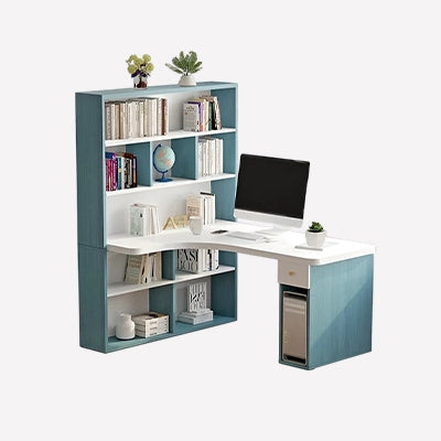 本棚付きデスク