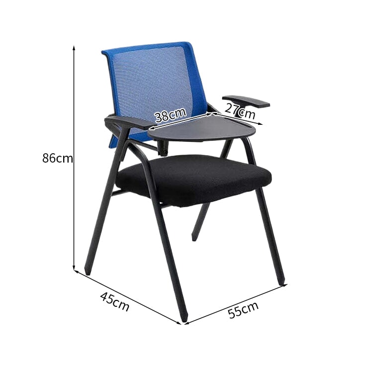 メッシュチェア（スタッキング·折りたたみ·メモ台付き）｜研修·会議向け多機能オフィスチェア