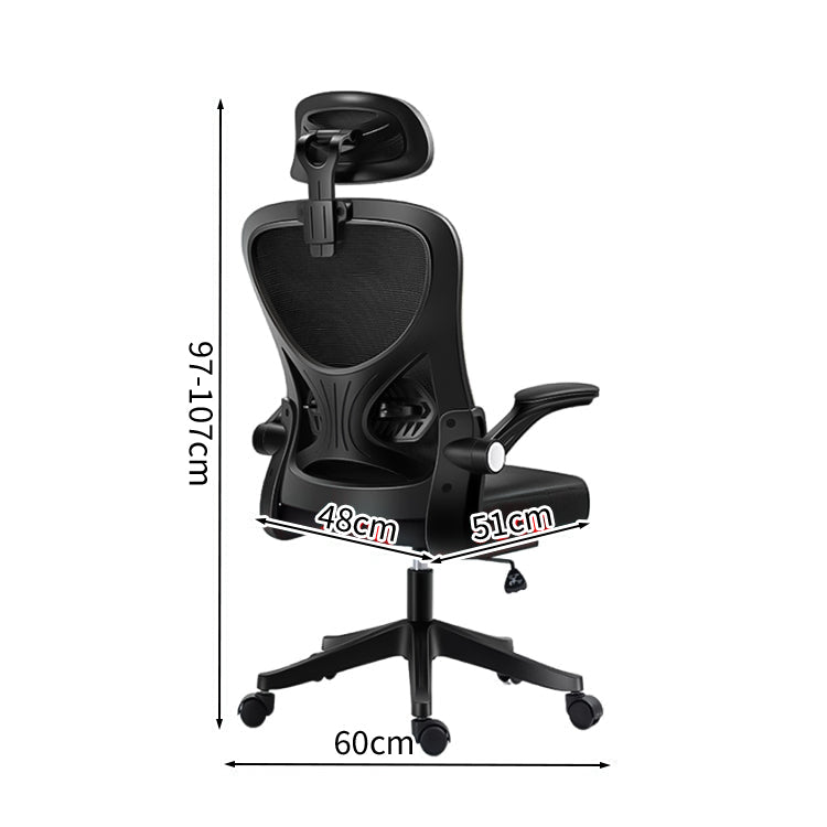 エアサポート·エルゴチェア｜跳ね上げ式アーム×通気メッシュ×ランバーサポート搭載