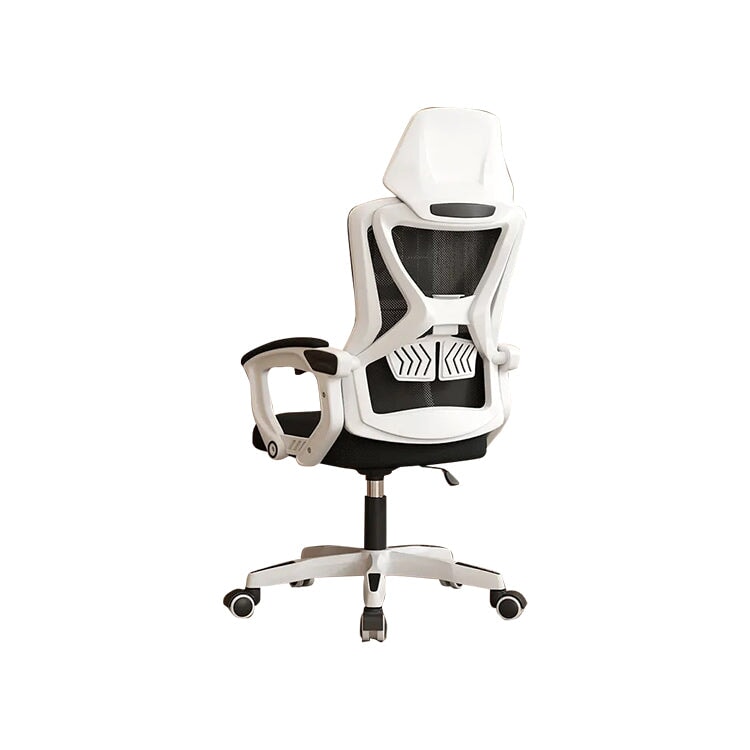 体圧分散　人間工学　座り心地　通気性　ラテックス　ヘッドレスト付き　リクライニング機能　足置き台　オフィスチェア　椅子　ワークチェア　ブラック　BGY-K007