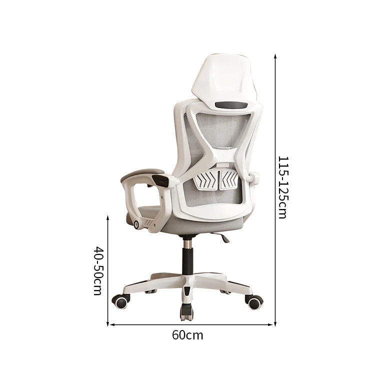 体圧分散　人間工学　座り心地　通気性　ラテックス　ヘッドレスト付き　リクライニング機能　足置き台　オフィスチェア　椅子　ワークチェア　ブラック　BGY-K007