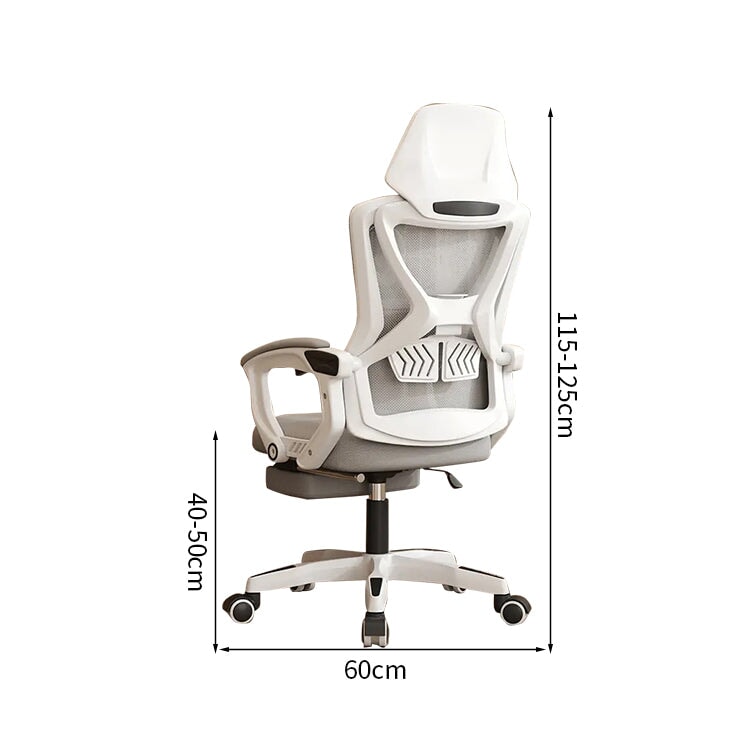 体圧分散　人間工学　座り心地　通気性　ラテックス　ヘッドレスト付き　リクライニング機能　足置き台　オフィスチェア　椅子　ワークチェア　ブラック　BGY-K007