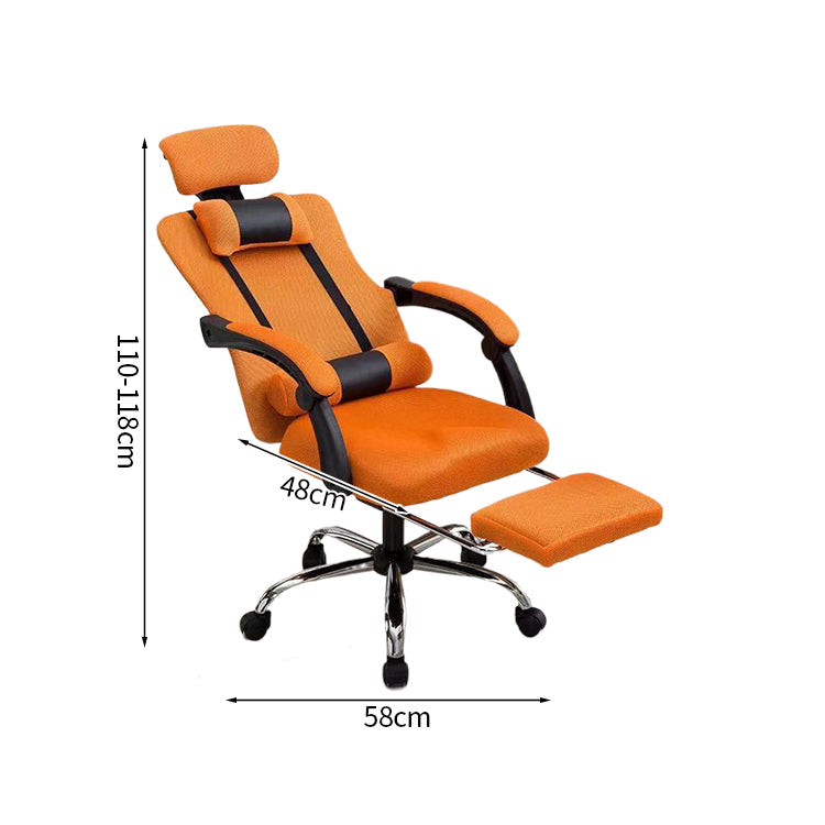 ヘッドレスト　調節可能　格納式フットレスト　連動式アームレスト　リクライニング　高反発ウレタン　柔らか　チェア　オフィスチェア　快適　機能性　ブラック　グリーン