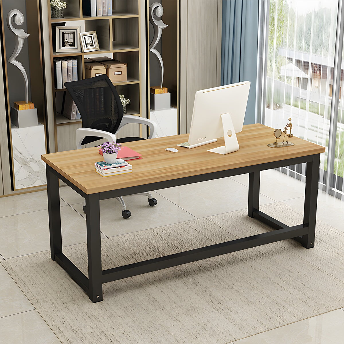 オフィスデスク  事務机　パソコンデスク　?デスク　オフィスデスク　鋼製デスク　デスク　シンプル　BGZ-M-014  