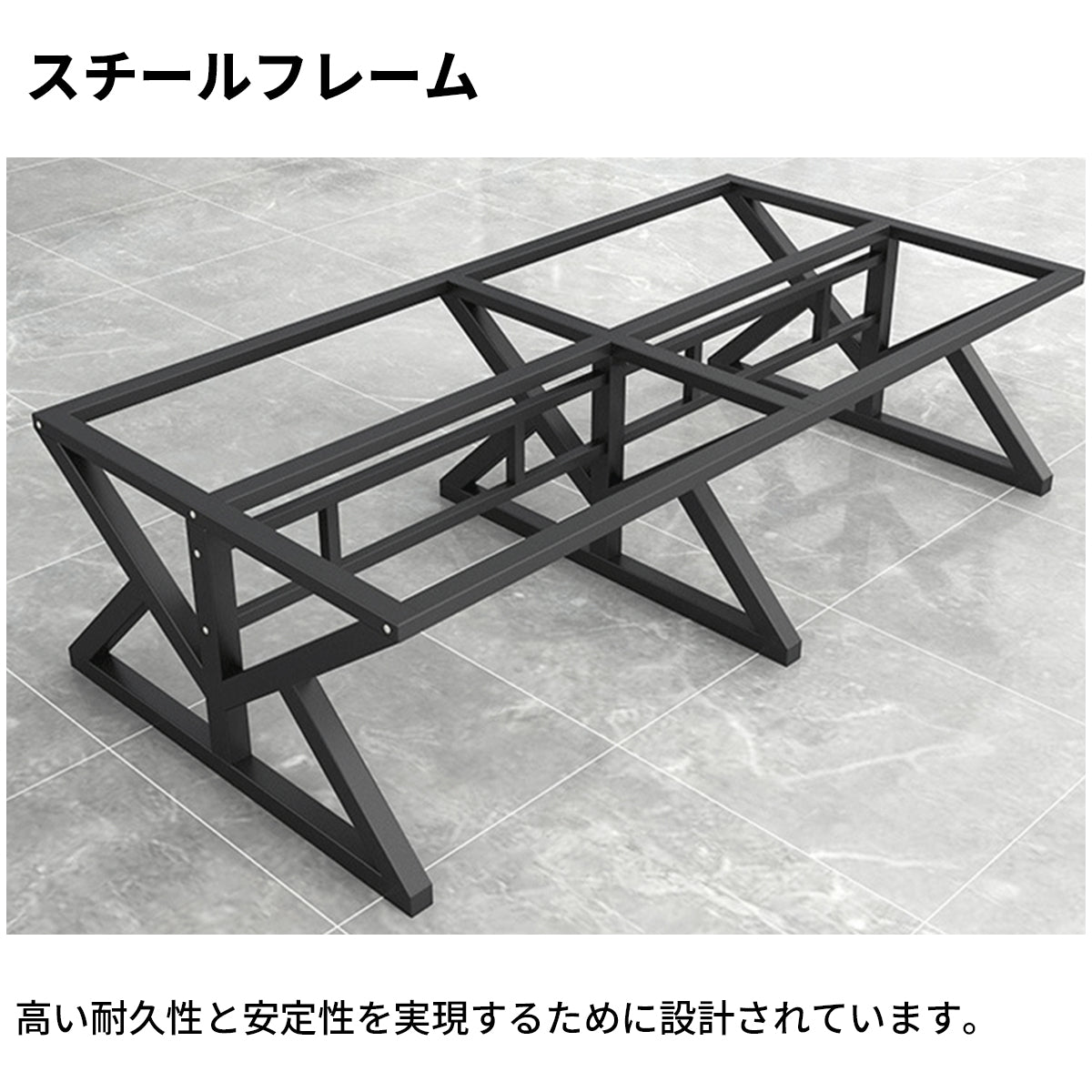 カスタマイズ対応オフィスデスク｜メラミン天板×スチール脚×パネル付きデザイン