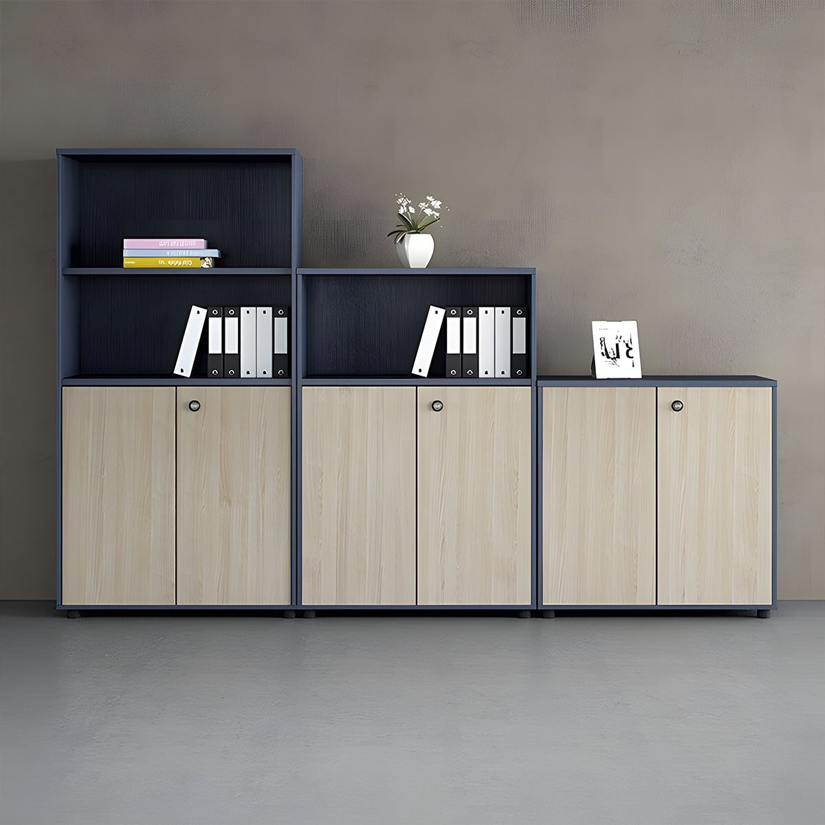 木製キャビネット 木製書庫 オフィス収納 キャビネット　 