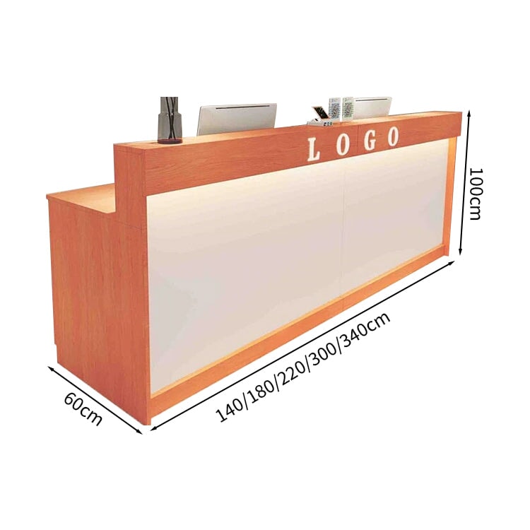 受付カウンター　 カウンター 　受付台　 オフィス受付　 エントランス受付　ナチュラル　カスタマイズ可能　JDT-M-004