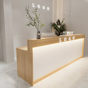 受付カウンター　 カウンター 　受付台　 オフィス受付　 エントランス受付　ナチュラル　カスタマイズ可能　JDT-M-004　