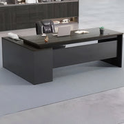 エグゼクティブデスク 法人 役員用デスク 片袖机 役員机 役員用家具 応接室 社長室　LBZ-K031