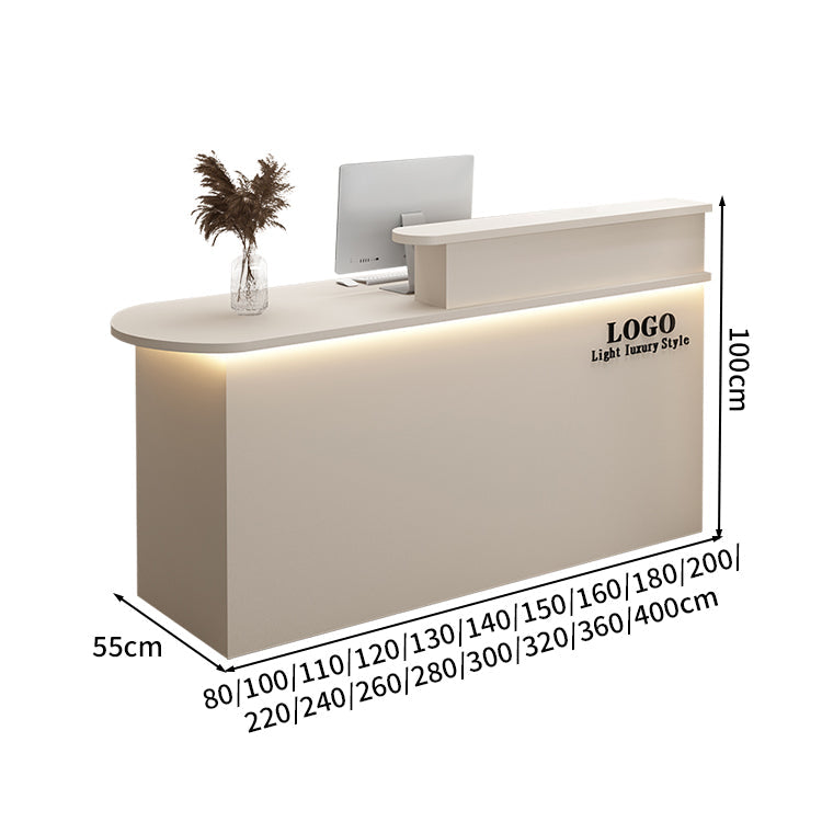 受付カウンター　レジカウンター　カウンター　受付デスク 高級感　扉付き　キーボードトレイ付き　カスタマイズ可能　