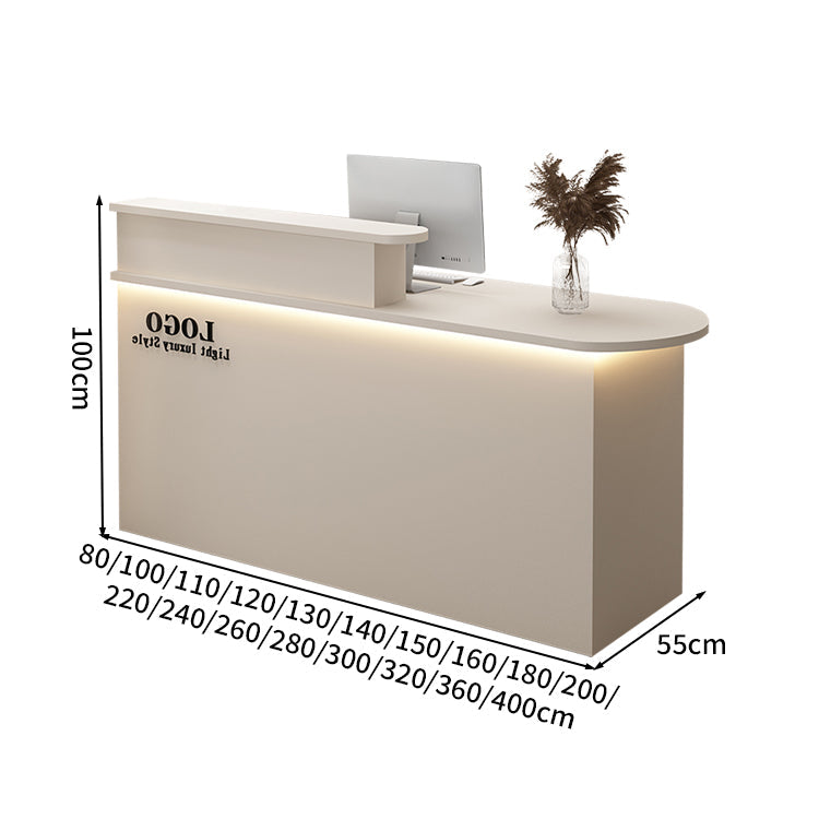 受付カウンター　レジカウンター　カウンター　受付デスク 高級感　扉付き　キーボードトレイ付き　カスタマイズ可能　