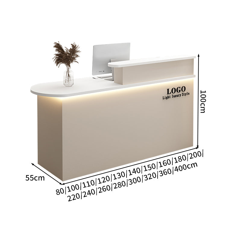 受付カウンター　レジカウンター　カウンター　受付デスク 高級感　扉付き　キーボードトレイ付き　カスタマイズ可能　