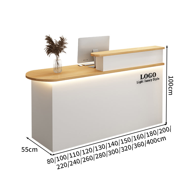 受付カウンター　レジカウンター　カウンター　受付デスク 高級感　扉付き　キーボードトレイ付き　カスタマイズ可能　