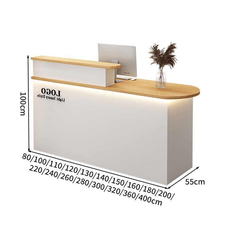 受付カウンター　レジカウンター　カウンター　受付デスク 高級感　扉付き　キーボードトレイ付き　カスタマイズ可能　