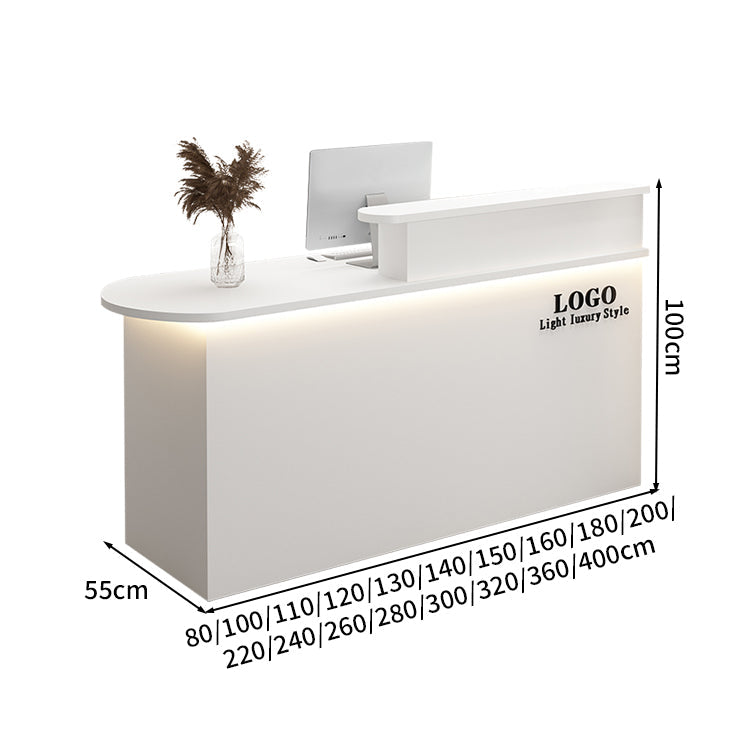受付カウンター　レジカウンター　カウンター　受付デスク 高級感　扉付き　キーボードトレイ付き　カスタマイズ可能　