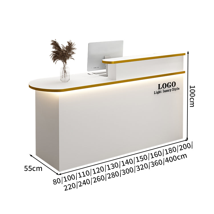 受付カウンター　レジカウンター　カウンター　受付デスク 高級感　扉付き　キーボードトレイ付き　カスタマイズ可能　