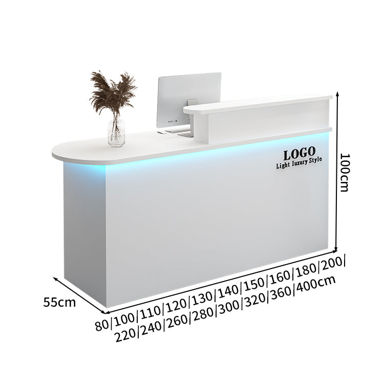 受付カウンター　レジカウンター　カウンター　受付デスク 高級感　扉付き　キーボードトレイ付き　カスタマイズ可能　