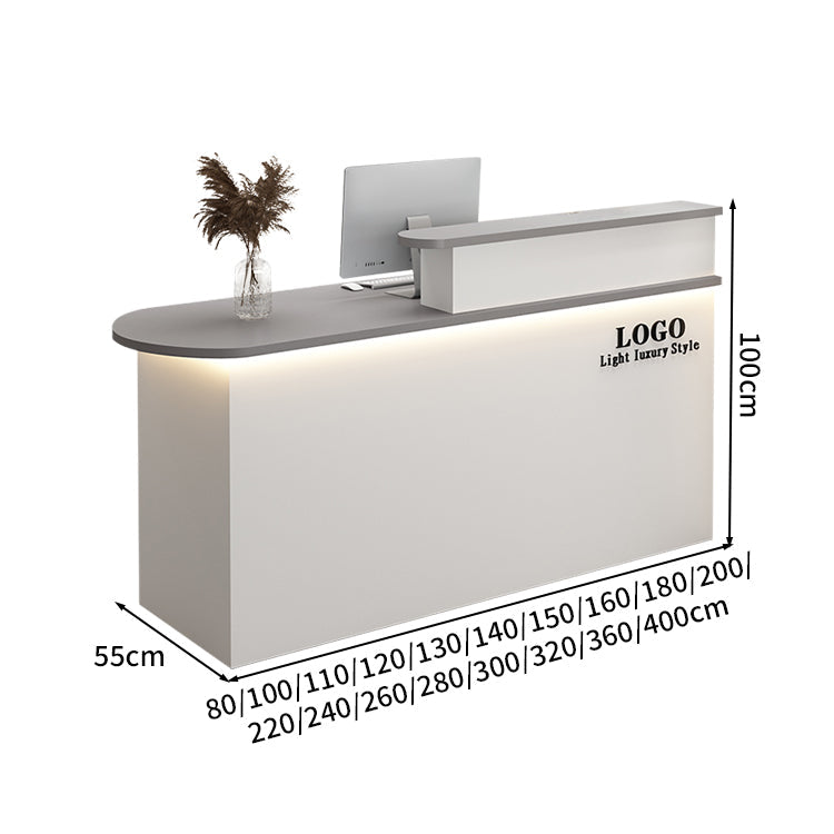 受付カウンター　レジカウンター　カウンター　受付デスク 高級感　扉付き　キーボードトレイ付き　カスタマイズ可能　