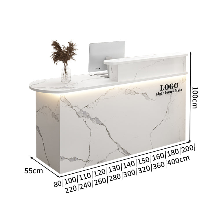 受付カウンター　レジカウンター　カウンター　受付デスク 高級感　扉付き　キーボードトレイ付き　カスタマイズ可能　