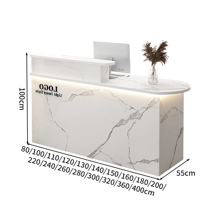 受付カウンター　レジカウンター　カウンター　受付デスク 高級感　扉付き　キーボードトレイ付き　カスタマイズ可能　