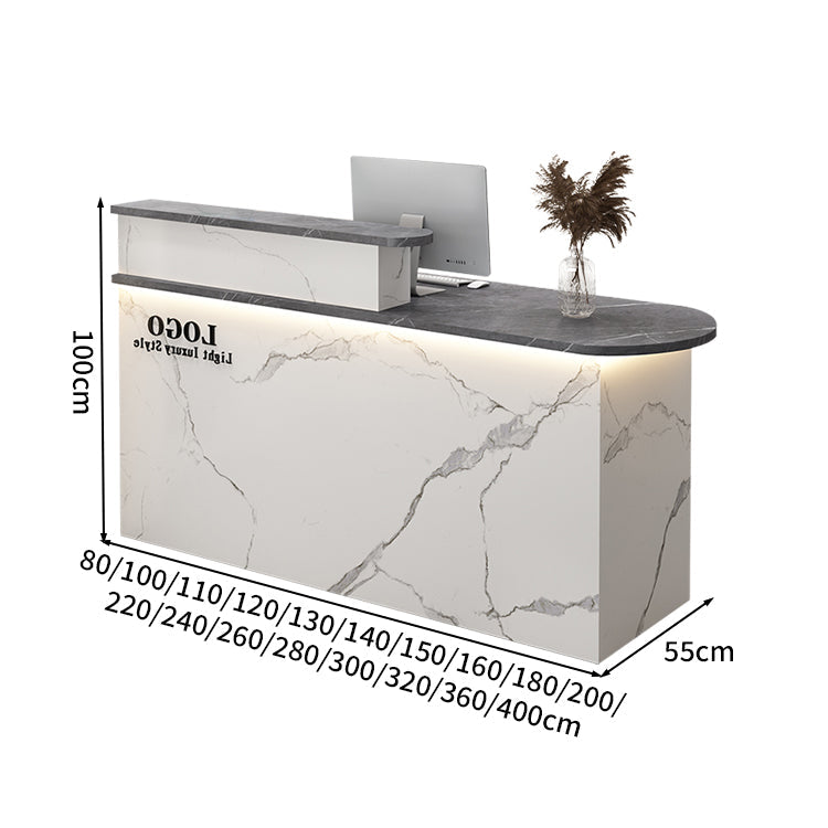 受付カウンター　レジカウンター　カウンター　受付デスク 高級感　扉付き　キーボードトレイ付き　カスタマイズ可能　