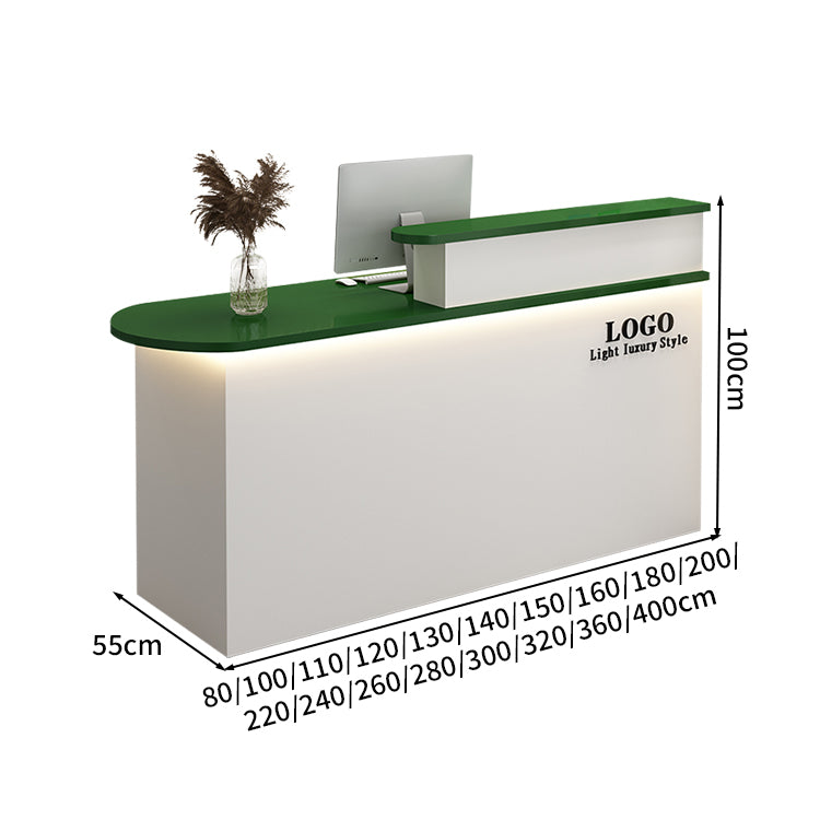 受付カウンター　レジカウンター　カウンター　受付デスク 高級感　扉付き　キーボードトレイ付き　カスタマイズ可能　