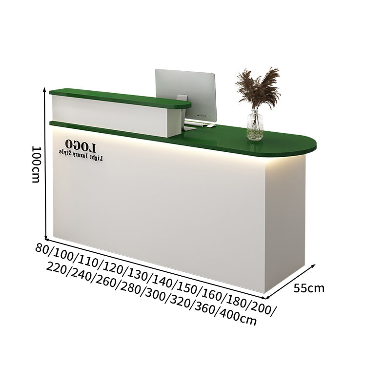 受付カウンター　レジカウンター　カウンター　受付デスク 高級感　扉付き　キーボードトレイ付き　カスタマイズ可能　