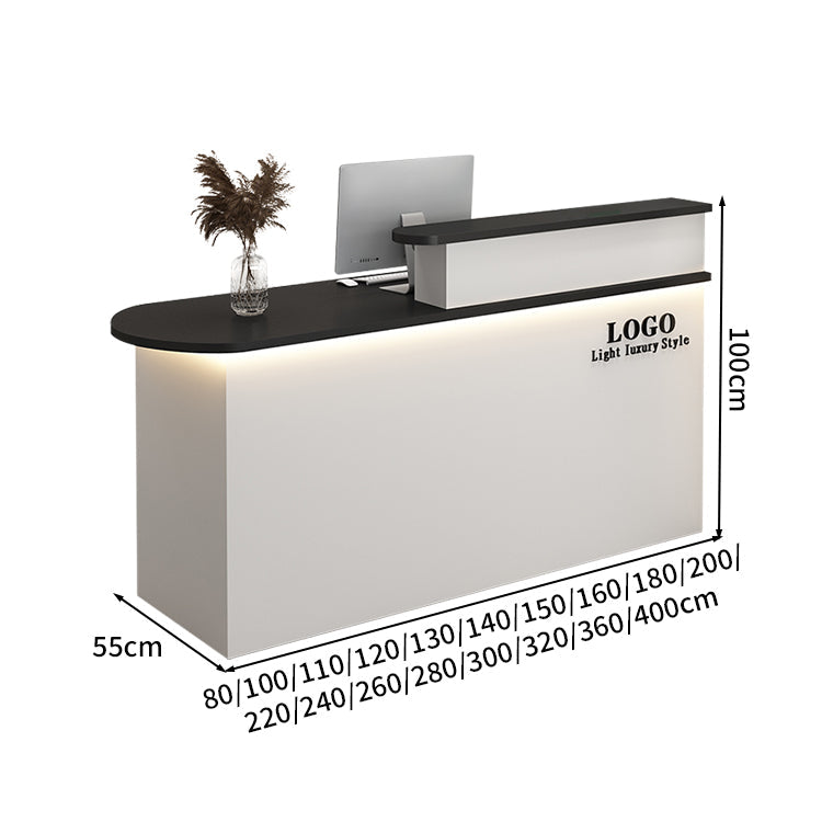 受付カウンター　レジカウンター　カウンター　受付デスク 高級感　扉付き　キーボードトレイ付き　カスタマイズ可能　