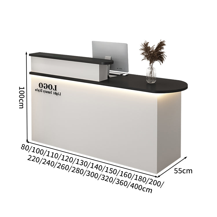 受付カウンター　レジカウンター　カウンター　受付デスク 高級感　扉付き　キーボードトレイ付き　カスタマイズ可能　