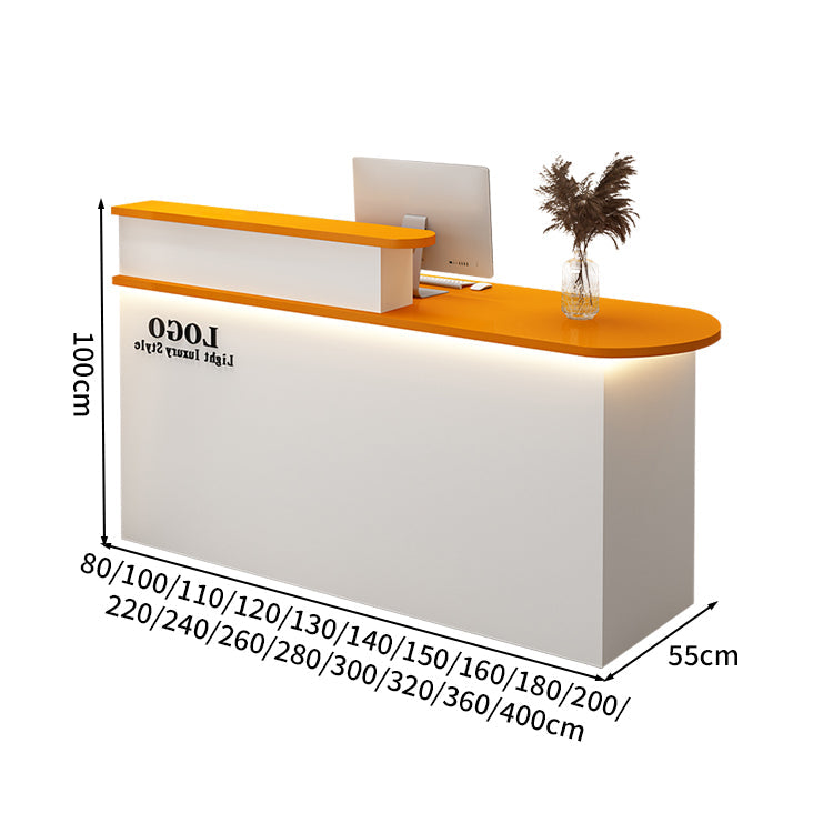 受付カウンター　レジカウンター　カウンター　受付デスク 高級感　扉付き　キーボードトレイ付き　カスタマイズ可能　