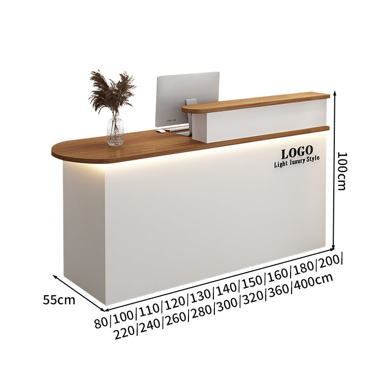 受付カウンター　レジカウンター　カウンター　受付デスク 高級感　扉付き　キーボードトレイ付き　カスタマイズ可能　