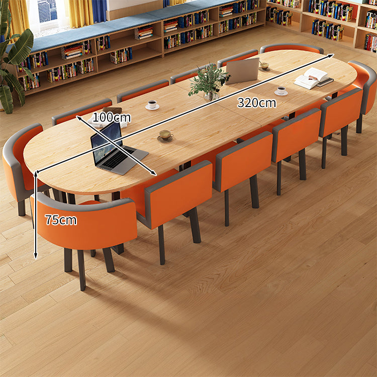 マーブル天板＆高反発チェア付き会議テーブルセット｜炭素鋼フレーム R仕上げ カスタマイズ対応