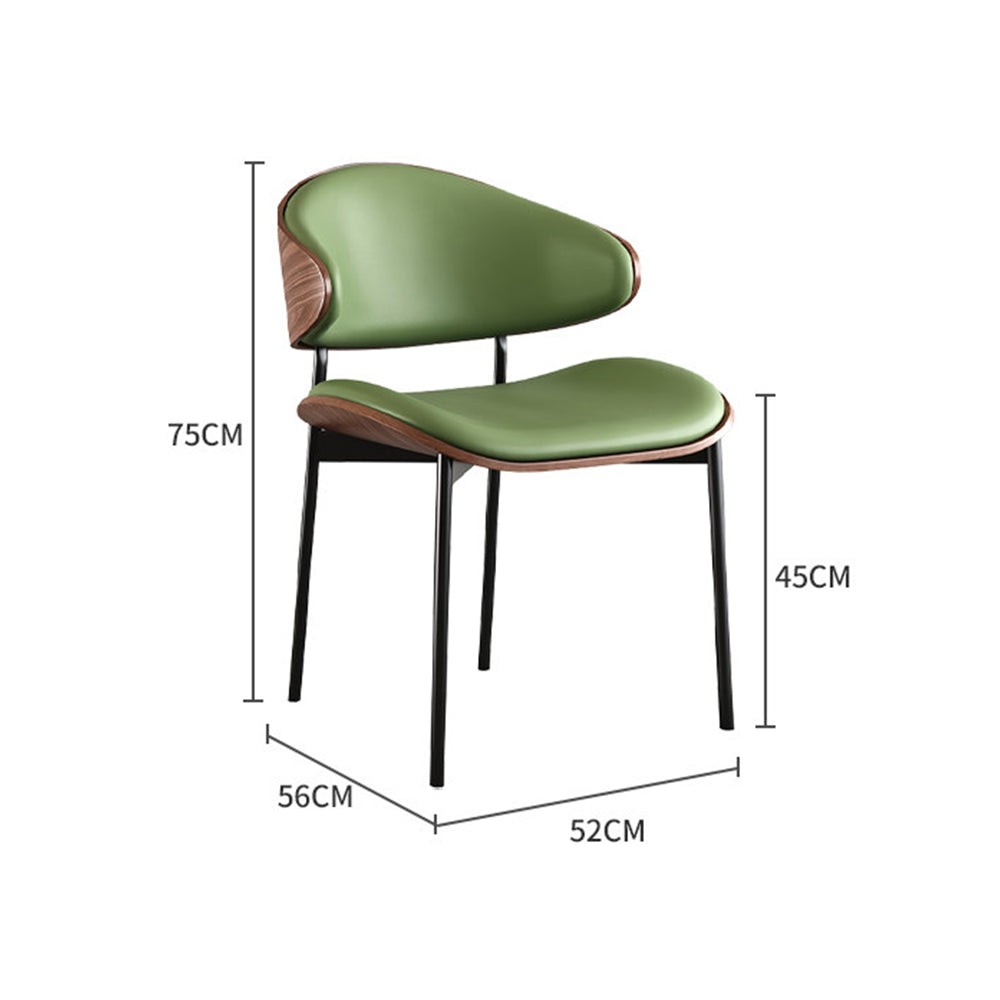 イタリアンモダン餐椅｜厚手天然木・高密度ウレタンフォーム｜耐荷重 180KG