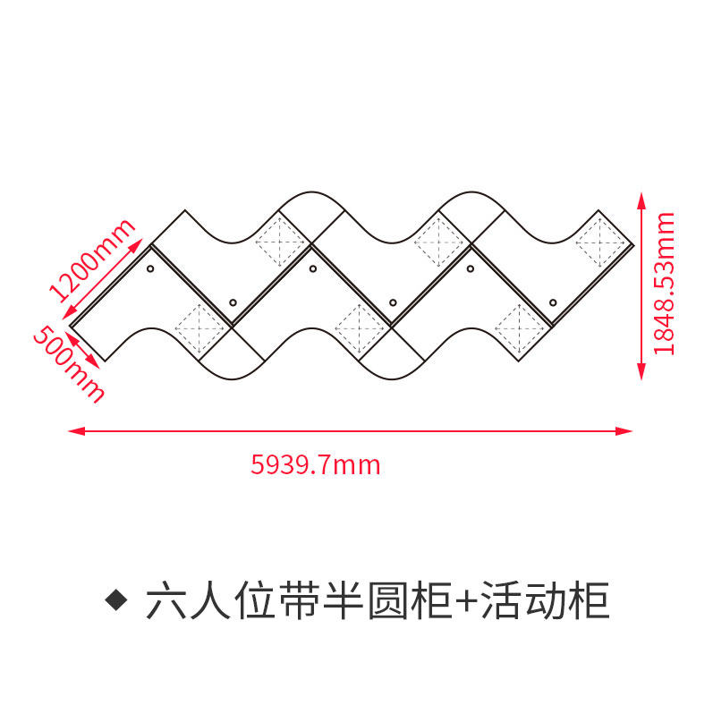 空間に柔らかくなじむ、やさしい曲線のオフィスデスク