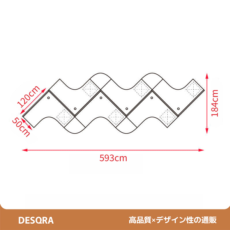 空間に柔らかくなじむ、やさしい曲線のオフィスデスク