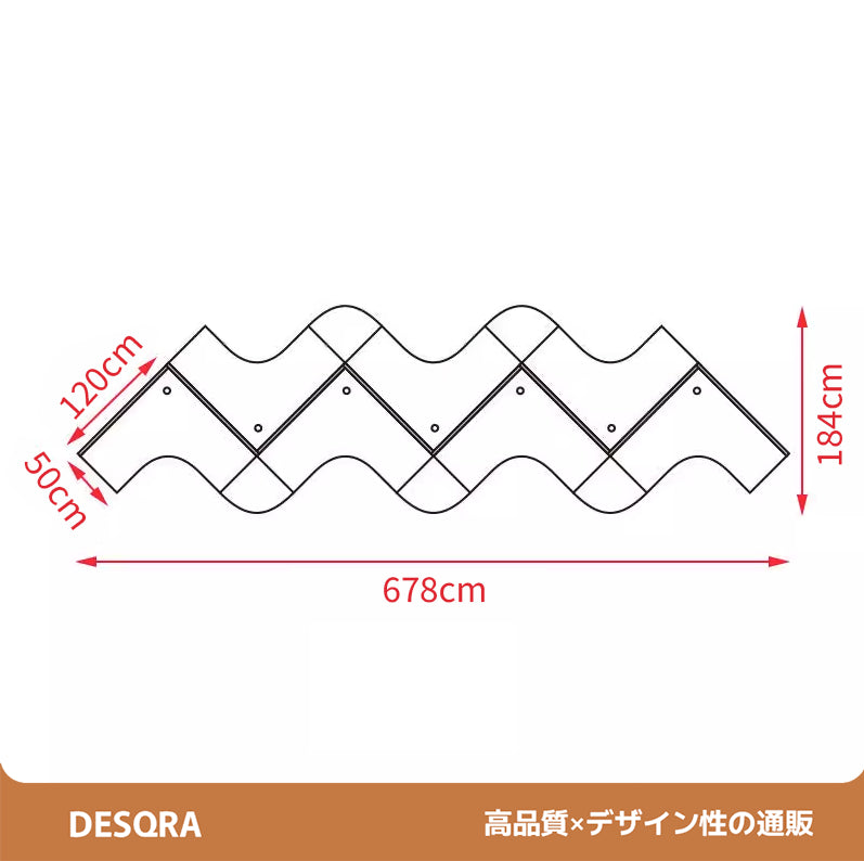 空間に柔らかくなじむ、やさしい曲線のオフィスデスク