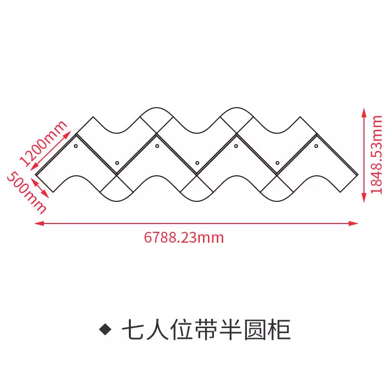 空間に柔らかくなじむ、やさしい曲線のオフィスデスク
