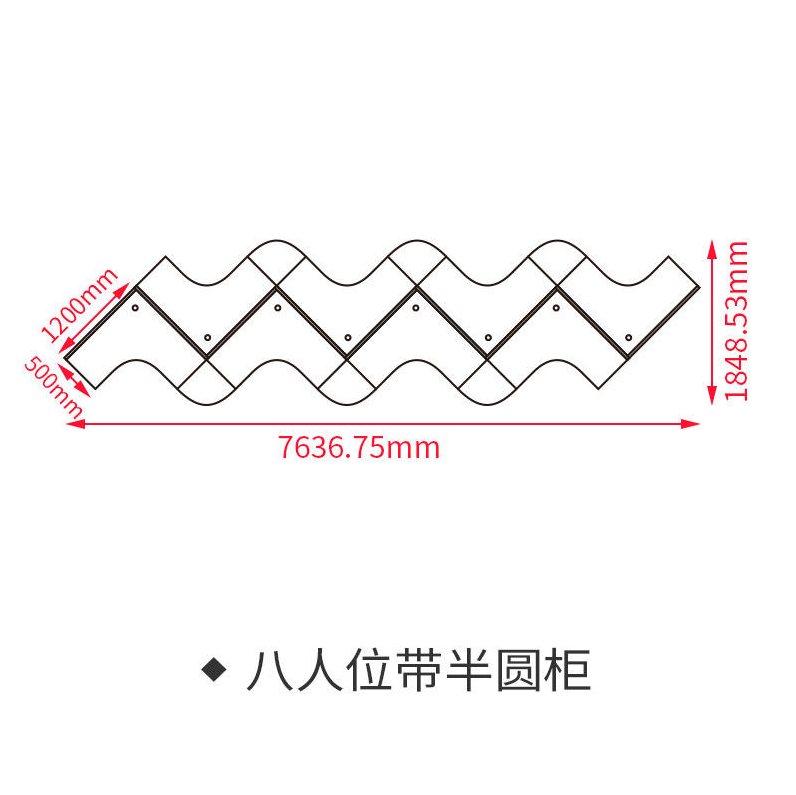 空間に柔らかくなじむ、やさしい曲線のオフィスデスク