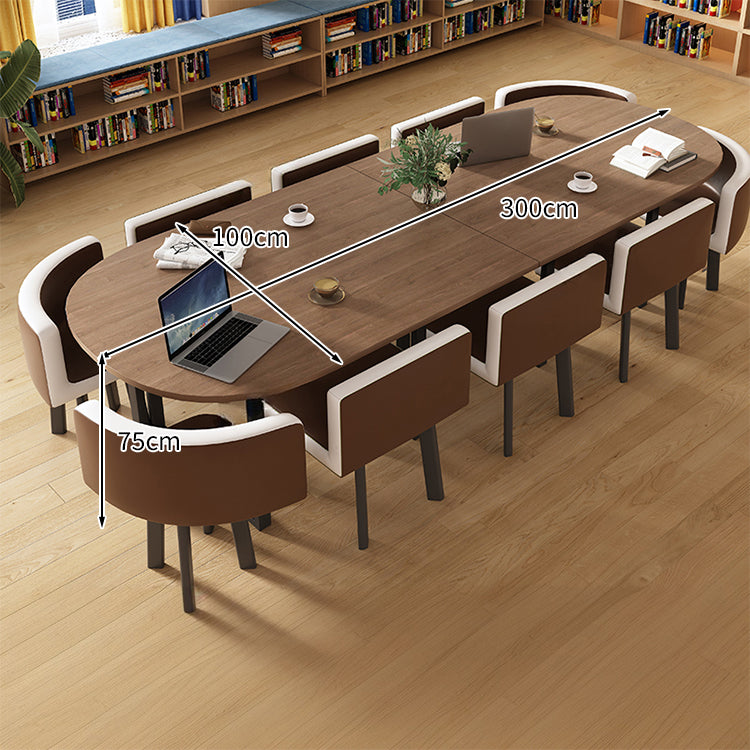 マーブル天板＆高反発チェア付き会議テーブルセット｜炭素鋼フレーム R仕上げ カスタマイズ対応