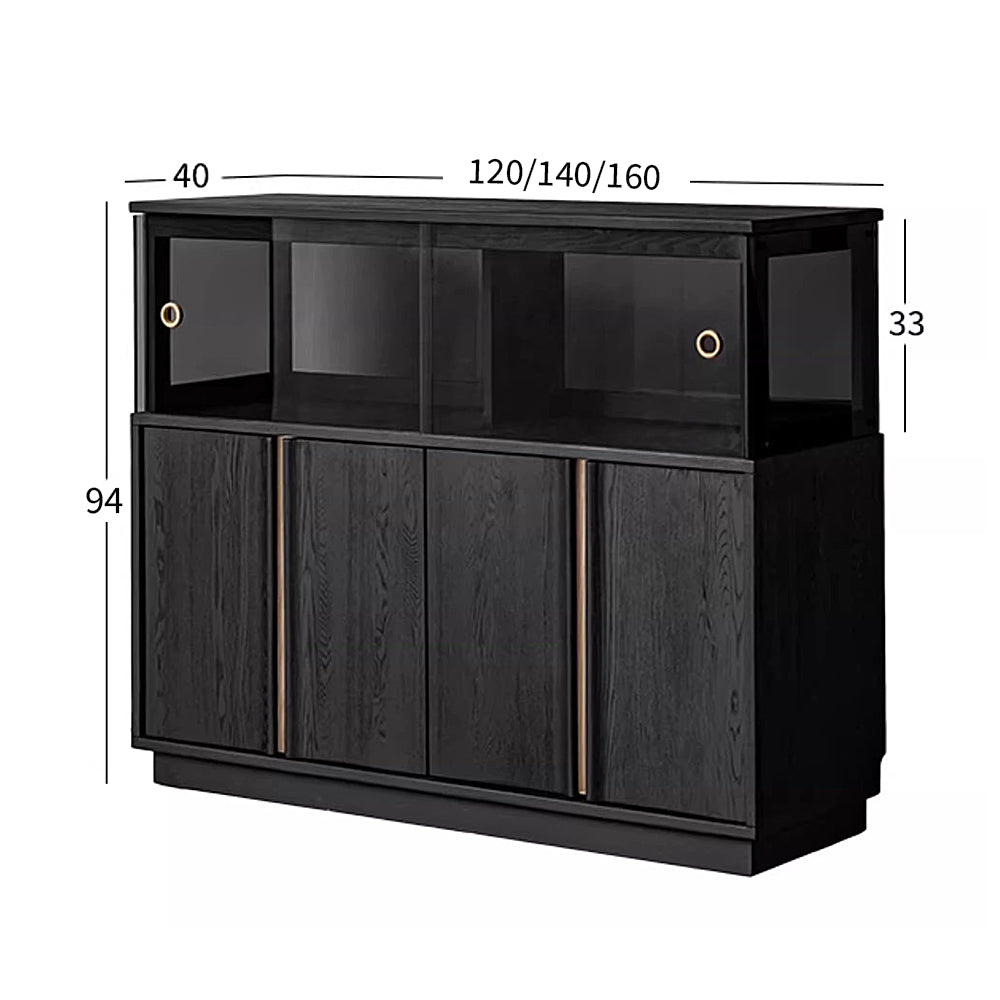 アンティーク調大容量収納キャビネット｜マグネット式開閉・高品質金属蝶番