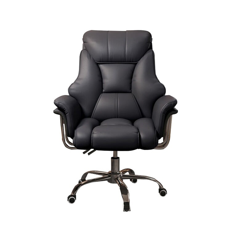 エルゴノミクスデザイン　リクライニング機能付き　PUレザー　ワークチェア　チェア　オフィスチェア　パソコンチェア　人間工学　ボリューム感　高級感　BGY-C027